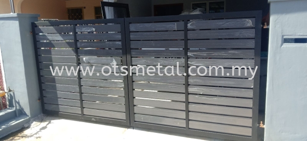 MMG021 Metal Main Gate (Grill) Johor Bahru (JB) Design, Supplier, Supply | OTS Metal Works