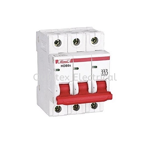 HIMEL HDB6s 3P MCB (Miniature Circuit Breaker) HIMEL MCB Selangor, Malaysia, Kuala Lumpur (KL), Shah Alam Supplier, Suppliers, Supply, Supplies | Quintex Electrical Engineering & Trading