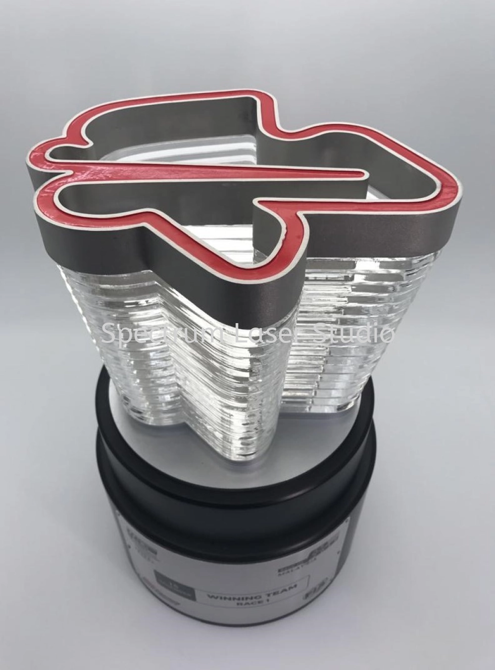  LASER CUT ACRYLIC TROPHY 