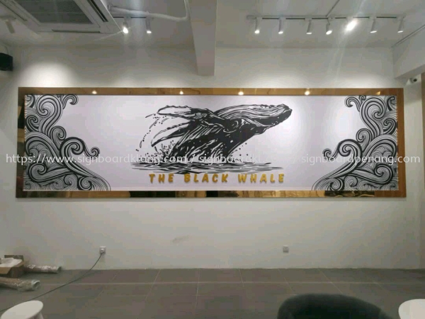 the black whale inkjet wallpaper in Petaling jaya SS2 INKJET WALLPAPER PRINTING Klang, Malaysia Supplier, Supply, Manufacturer | Great Sign Advertising (M) Sdn Bhd