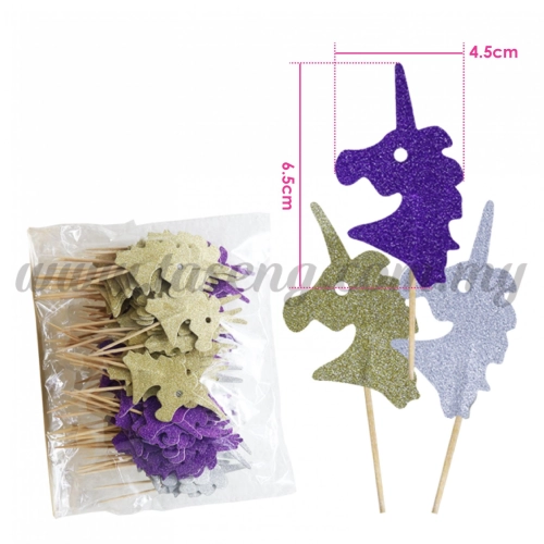 Tooth Stick -Unicorn 1pack * 100pcs+- (TS-UN)