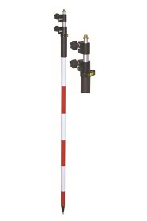 DZ-TL Side Lock Prism Pole 2.5m / 3.0m / 3.6m / 5.0m / 5.2m / 8m