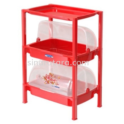 DT0380/2 Rak Dapur 2 Tingkat (Dengan Penutup) Shelf with Cover Duytan Plastic Duytan  Kedah, Malaysia, Lunas Supplier, Suppliers, Supply, Supplies | TH Sinar Utara Trading