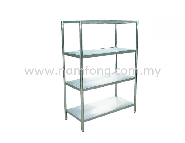 4 Tier Solid Rack Stainless Steel Rack Stainless Steel Equipment Stainless Steel Fabrication Malaysia, Kuala Lumpur (KL), Selangor Manufacturer, Supplier, Supply, Supplies | NAM FONG STAINLESS STEEL ENGINEERING SDN BHD