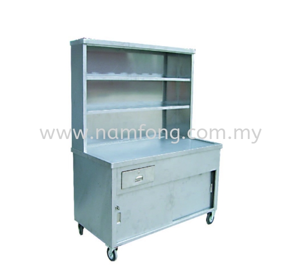 Tea Counter Stall 2 Tier (S/Steel) Stainless Steel Tea Counter Stainless Steel Fabrication Malaysia, Kuala Lumpur (KL), Selangor Manufacturer, Supplier, Supply, Supplies | NAM FONG STAINLESS STEEL ENGINEERING SDN BHD