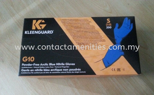 Powder-Free Arctic Blue Nitrile Gloves