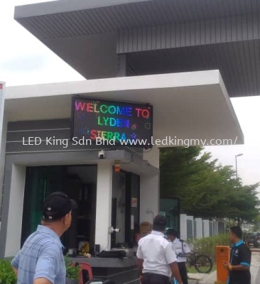 Outdoor Full Color LED Screen For Guard House