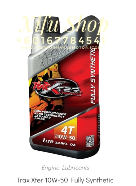 TRAX-XTER SAE10W60 FULLY SYNTHETIC RACING OIL  Others Johor Bahru JB Supply Suppliers | X Performance Motor