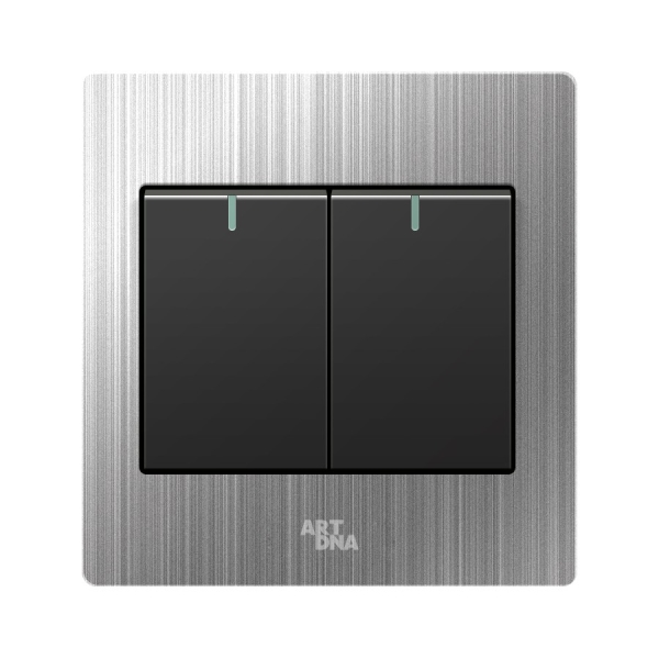 2 Gang Retractive Switch (Auto Gate) A69 Luxury Series Johor Bahru (JB), Malaysia, Selangor, Kuala Lumpur (KL) Supplier, Suppliers, Supply, Supplies | Art Dna (M) Sdn Bhd