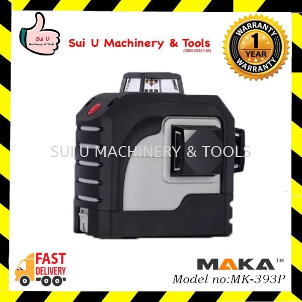 MAKA MK-393P 3D Laser Level Working Range Long Continuous Time 100% Original Maka Line Laser Measuring Instruments Kuala Lumpur (KL), Malaysia, Selangor, Setapak Supplier, Suppliers, Supply, Supplies | Sui U Machinery & Tools (M) Sdn Bhd