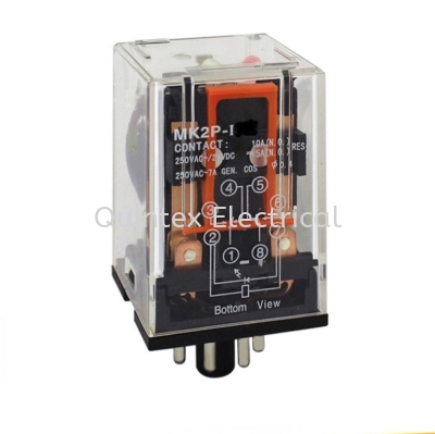 Relay 8pin MK2P-1 MK2P-I MK2P-N 12VDC 24VDC 48VDC 12VAC 24VAC 48VAC 110VAC 220VAC 230VAC 240VAC 415VAC 50Hz