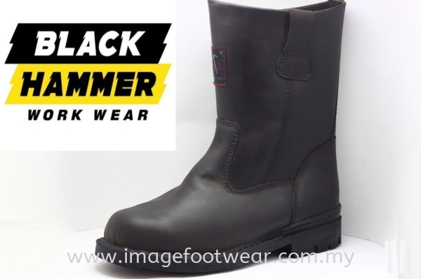 BLACK HAMMER HighCut Men Safety Shoes BH4666 -BROWN Colour BLACK HAMMER & HAMMER KING'S Men and Ladies Safety Boots Malaysia, Selangor, Kuala Lumpur (KL) Retailer | IMAGE FOOTWEAR COLLECTION SDN BHD