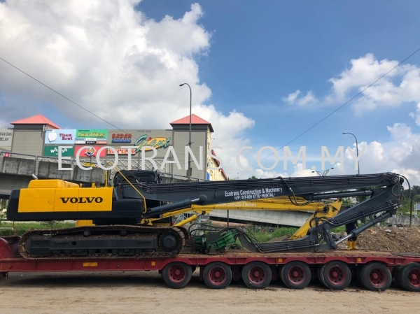 Volvo Excavator with Vibro Hammer Vibro Excavator Heavy Construction Products & Services Johor Bahru (JB), Malaysia, Ulu Tiram Supplier, Rental, Equipment, Machinery | Ecotrans Construction & Heavy Machinery Sdn Bhd