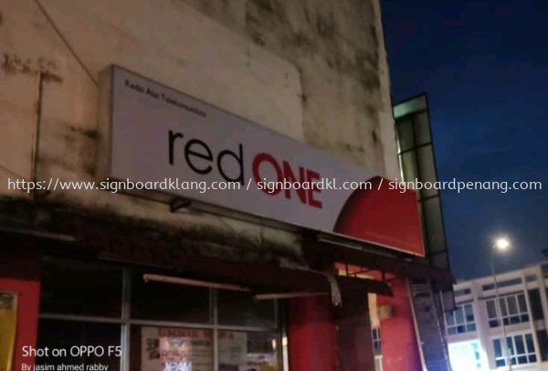 red one network sdn bhd Normal light box signboard at Kuala Lumpur Kotak Lampu Kuala Lumpur (KL), Malaysia Pembinaan, Pasang, Pembekal | Great Sign Advertising (M) Sdn Bhd