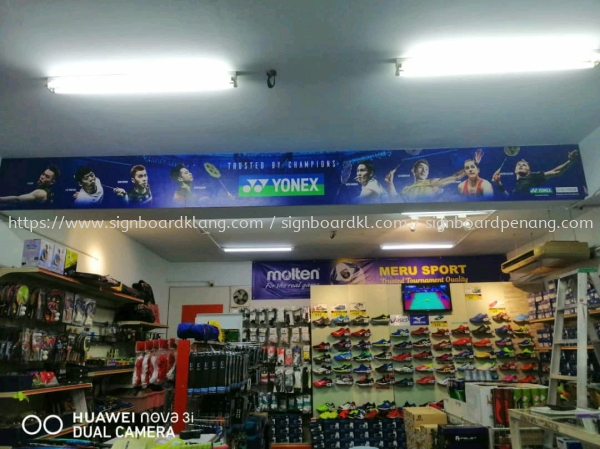 Yonex inkjet Wallpaper sticker at meru klang Percetakan Kertas Dinding Selangor, Malaysia, Kuala Lumpur (KL) Pembuat, Pebekal, Pemasangan | Great Sign Advertising (M) Sdn Bhd