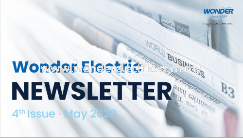 WONDER ELECTRIC NEWSLETTER 4th Issue - May 2020