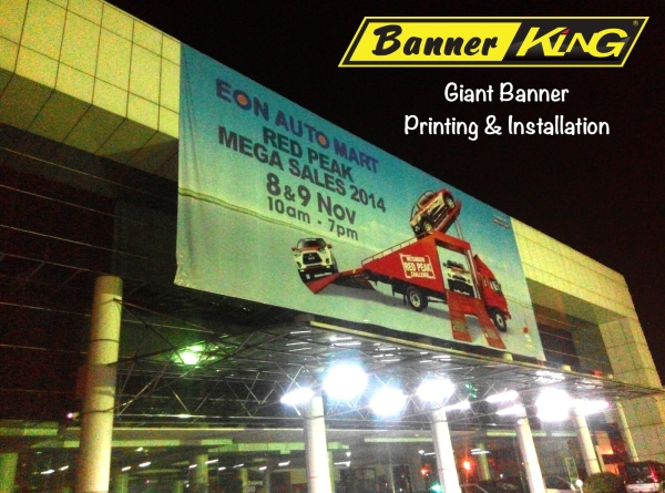 Giant Banner Printing & Installation Banner Selangor, Malaysia, Kuala Lumpur (KL), Klang, Puchong, Petaling Jaya (PJ) Supplier, Suppliers, Supply, Supplies | Bannerking Sdn Bhd
