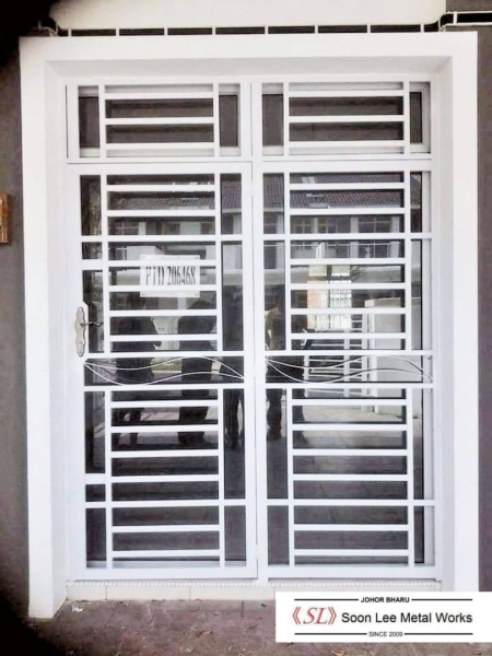 Powder Coated Metal Door Grill/Window Grill Mild Steel Door Grille GRILLE Johor Bahru (JB), Malaysia, Ulu Tiram Supplier, Suppliers, Supply, Supplies | Soon Lee Steel & Iron Works Sdn Bhd