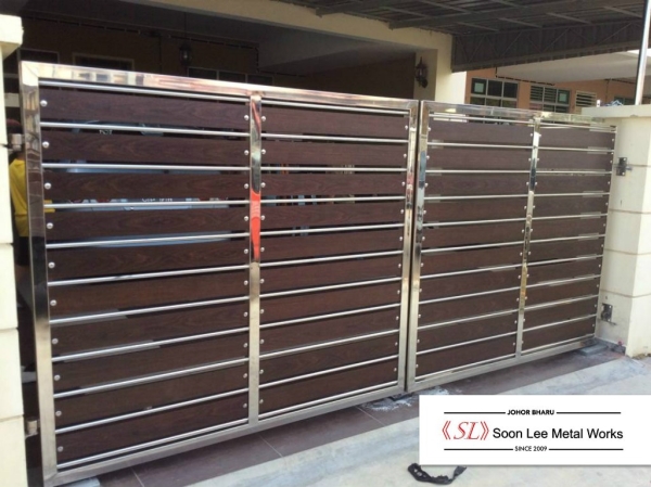 Stainless Steel Main Gate Stainless Steel Gate GATE Johor Bahru (JB), Malaysia, Ulu Tiram Supplier, Suppliers, Supply, Supplies | Soon Lee Steel & Iron Works Sdn Bhd