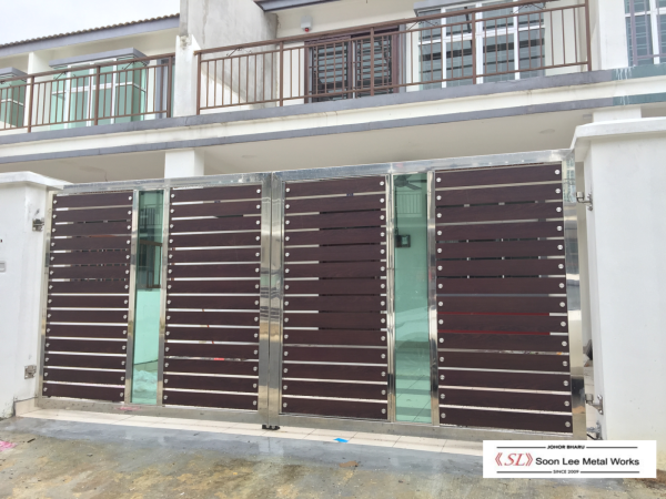 Stainless Steel Main Gate Stainless Steel Gate GATE Johor Bahru (JB), Malaysia, Ulu Tiram Supplier, Suppliers, Supply, Supplies | Soon Lee Steel & Iron Works Sdn Bhd