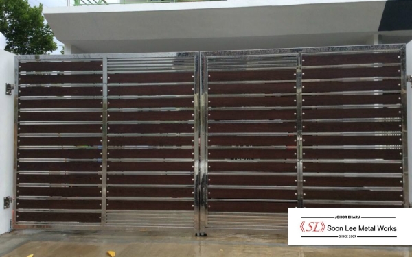 Stainless Steel Main Gate Stainless Steel Gate GATE Johor Bahru (JB), Malaysia, Ulu Tiram Supplier, Suppliers, Supply, Supplies | Soon Lee Steel & Iron Works Sdn Bhd