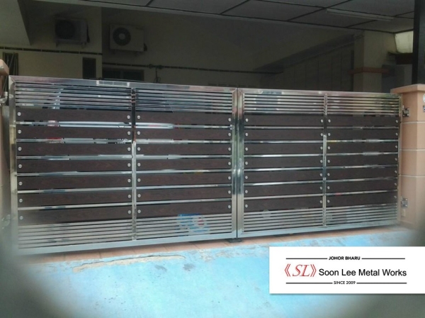 Stainless Steel Main Gate Stainless Steel Gate GATE Johor Bahru (JB), Malaysia, Ulu Tiram Supplier, Suppliers, Supply, Supplies | Soon Lee Steel & Iron Works Sdn Bhd