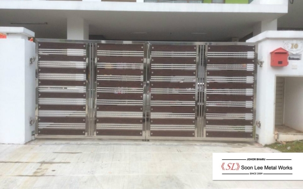 Stainless Steel Main Gate Stainless Steel Gate GATE Johor Bahru (JB), Malaysia, Ulu Tiram Supplier, Suppliers, Supply, Supplies | Soon Lee Steel & Iron Works Sdn Bhd