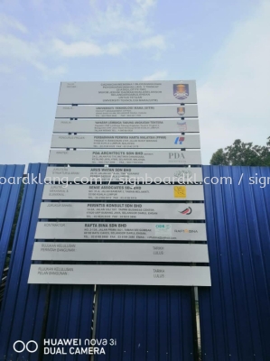 construction project signboard at petaling jaya kuala Lumpur