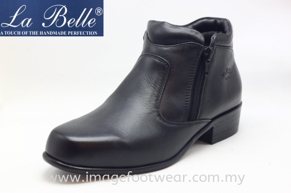 LA BELLE Full Leather Ladies Boots- LL-6388- BLACK Colour LA BELLE Ladies Shoes Ladies Leather Shoes & Boots Malaysia, Selangor, Kuala Lumpur (KL) Retailer | IMAGE FOOTWEAR COLLECTION SDN BHD