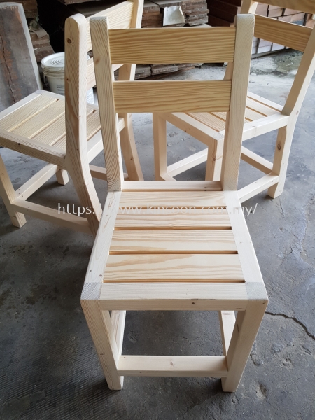 Radiata Pine Timber Chair FURNITURE Malaysia, Johor Bahru (JB), Ulu Tiram Manufacturer, Supplier, Supply, Supplies | Kin Soon Industry Sdn Bhd