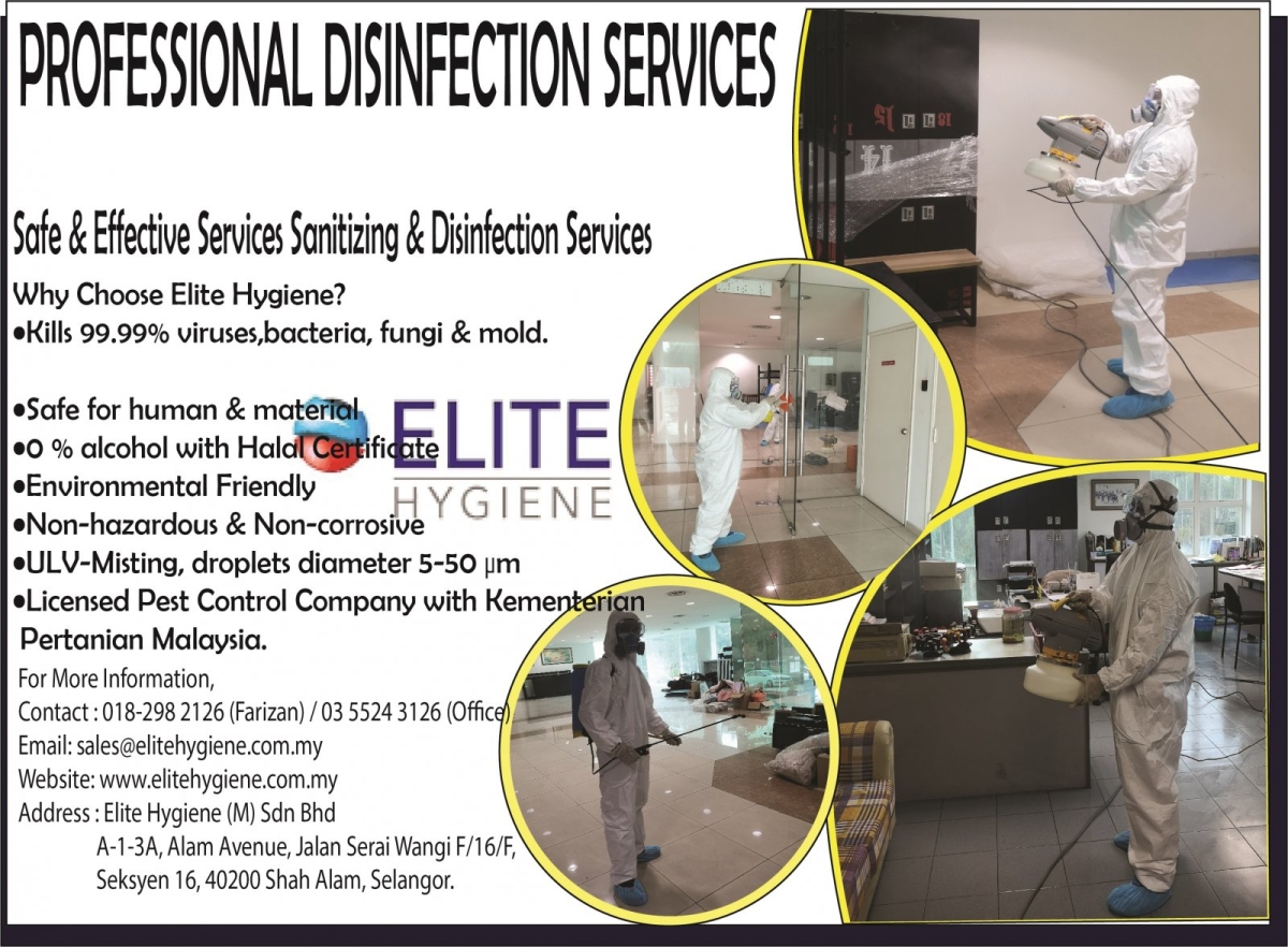 Disinfection Service Cleaning Chemical Malaysia, Selangor, Kuala Lumpur (KL), Shah Alam. Supplier, Suppliers, Supply, Supplies | Elite Hygiene (M) Sdn Bhd