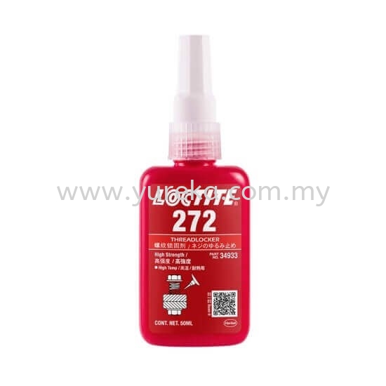 Loctite 272 Loctite Adhesive Malaysia, Kuala Lumpur (KL), Selangor, Johor Bahru (JB) Manufacturer, Supplier, Supply, Supplies | Yureka Sdn Bhd