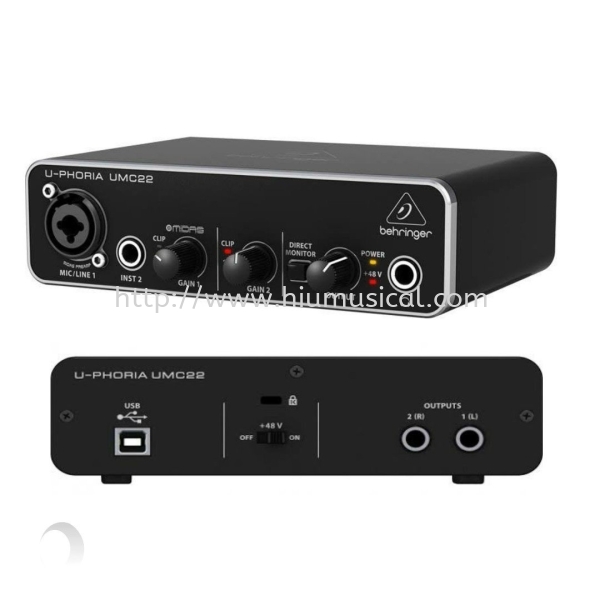 Behringer UMC22 Behringer Audio Interface Johor Bahru JB Malaysia Supply Supplier, Services & Repair | HMI Audio Visual Sdn Bhd