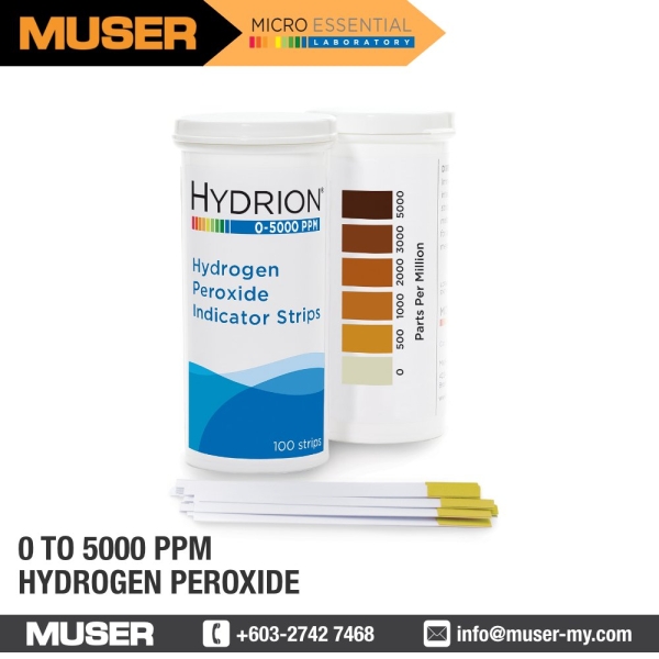 HP-5000 Hydrogen Peroxide Indicator Strips (per vial) Hydrogen Peroxide Micro Essential Kuala Lumpur (KL), Malaysia, Selangor, Sunway Velocity Supplier, Suppliers, Supply, Supplies | Muser Apac Sdn Bhd