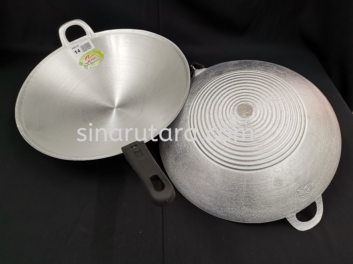 SUS-17 17'' Single Handle Aluminium Wok Wok Aluminium Sinar Supplier,  Suppliers, Supply, Supplies | TH