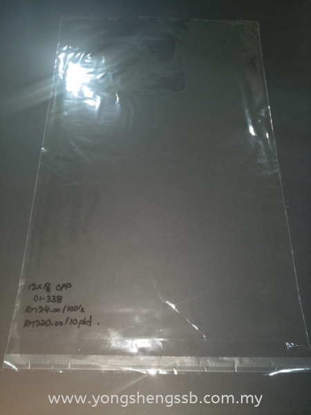 OPP 1218 (100PCS/10PKT/BAG) OPP Plastic Bag Plastic Bag Johor Bahru (JB), Malaysia, Muar, Skudai Supplier, Wholesaler, Supply | Yong Sheng Supply Sdn Bhd