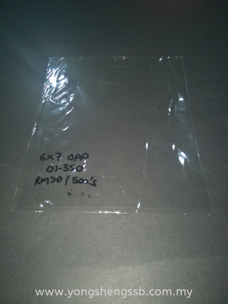 OPP 0607 (NO TAPE)  (5000PCS/CTN) OPP Plastic Bag Plastic Bag Johor Bahru (JB), Malaysia, Muar, Skudai Supplier, Wholesaler, Supply | Yong Sheng Supply Sdn Bhd