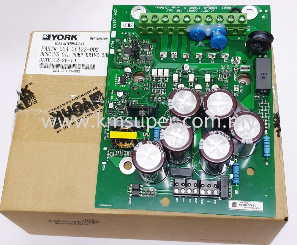 024-36133-002 YORK CHILLER VARIABLE SPEED OIL PUMP CONTROL MODULE 