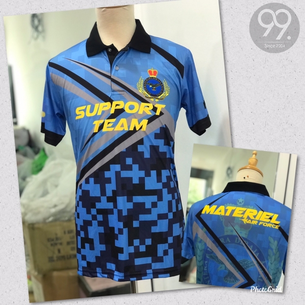 Sublimation Polo T-shirt Polo T-Shirt Custom Made Selangor, Malaysia, Kuala Lumpur (KL), Kajang Uniform, Manufacturer, Supplier, Supply | 99 Uniform Factory Sdn Bhd