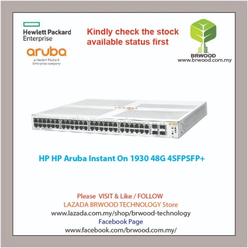 HP ARUBA JL685A: INSTANT ON 1930 48G 4SFP/SFP+ SWITCH