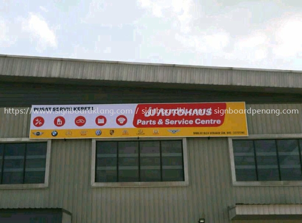 JJ Autohaus parts & servis Normal metal G.I signboard at klang Papan Tanda Metal GI Kuala Lumpur (KL), Malaysia Pembinaan, Pasang, Pembekal | Great Sign Advertising (M) Sdn Bhd