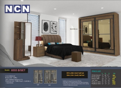 NCN BEDROOM SET 8555 B/SET