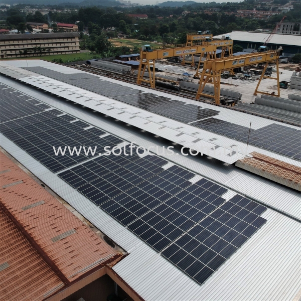 442 kWp, Metal Roof Klip-lock (Klang Valley) INDUSTRIAL Selangor, Malaysia, Kuala Lumpur (KL), Subang Jaya, Puchong Supplier, Installation, Supply, Supplies | Solfocus Sdn Bhd