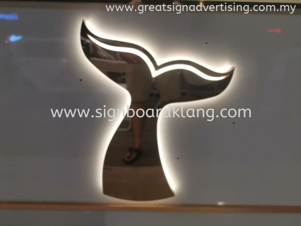 ھ The Black Whale Petaling Jaya 3D STAINLESS STEEL GOLD LED BACKLIT SIGNBOARD Selangor, Malaysia, Kuala Lumpur (KL), Kuantan, Klang, Pahang Manufacturer, Maker, Installation, Supplier | Great Sign Advertising (M) Sdn Bhd