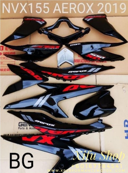 COVER SET COMPLETE GRAPHIC DESIGN HLD NVX155  Others Johor Bahru JB Supply Suppliers | X Performance Motor