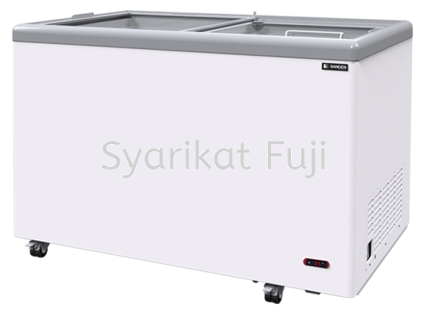 SNG-0405 Flat Glass Freezer Sanden Chest Freezer Range Penang, Malaysia, Air Itam Supplier, Suppliers, Supply, Supplies | Syarikat Fuji