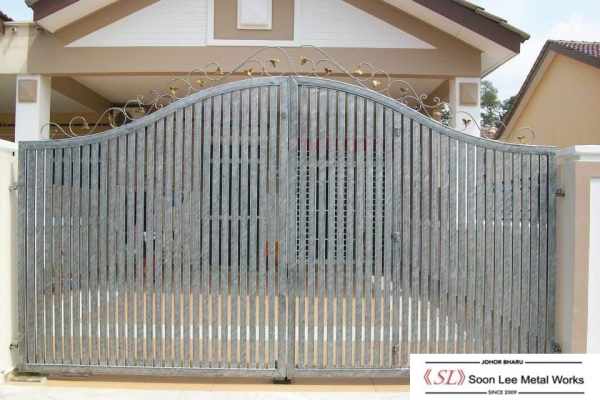 Metal Main Gate Mild Steel Gate GATE Johor Bahru (JB), Malaysia, Ulu Tiram Supplier, Suppliers, Supply, Supplies | Soon Lee Steel & Iron Works Sdn Bhd