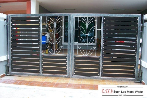 Metal Main Gate Mild Steel Gate GATE Johor Bahru (JB), Malaysia, Ulu Tiram Supplier, Suppliers, Supply, Supplies | Soon Lee Steel & Iron Works Sdn Bhd