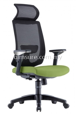 Presidential Highback Mesh Chair AIM2HB-AMBER