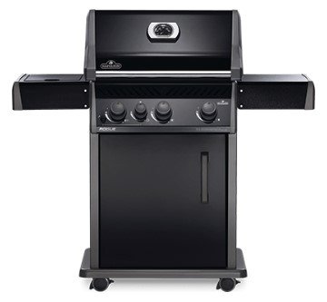 Napoleon Rogue&#174; R425SBP (Full Black) with Range Side Burner Gas BBQ Grill